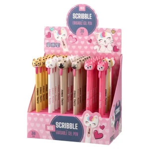 Alternative view of Scribble, erasable gel pen, blue, 0.7mm, Cat