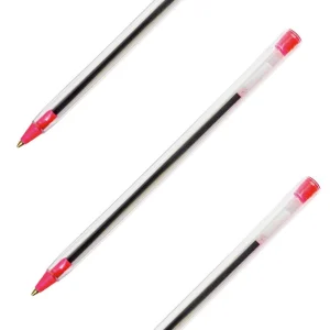 B-109, ballpoint pen, red, 1mm, 50pcs