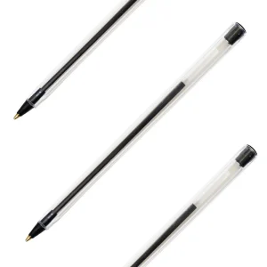 B-109, ballpoint pen, black, 1mm, 50pcs