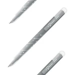 Akira M, gel pen, metallic, silver, 1mm