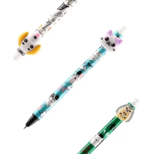 Mistic, erasable pen, blue, 0.5mm, Happy animals