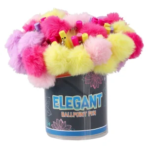 Alternative view of Elegant, ballpoint pen pom-pom, blue