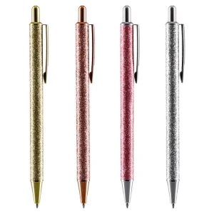 Alternative view of Elegant, ballpoint pen, glitter, blue