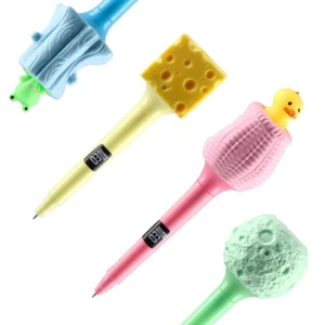 Popping, ballpoint pen, animals, mix