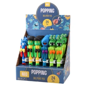 Alternative view of Popping, ballpoint pen, mix