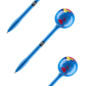 Globe, ballpoint pen, globe