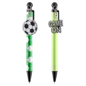 Alternative view of Cambridge, pen with a charm, football, 2pcs