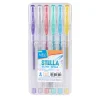 Stella, gel pens, metalik, 0.9mm, 6pcs