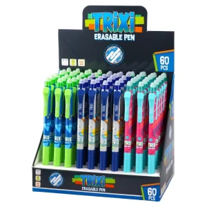 Alternative view of Trixi, erasable pen, blue, 0.5mm