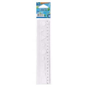 Logical 20, mathematical ruler, 20cm