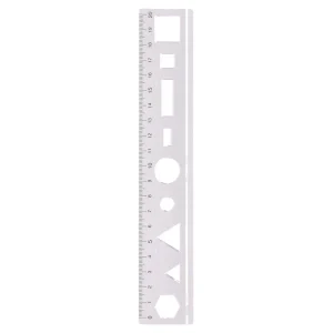 Alternative view of Logical 20, mathematical ruler, 20cm