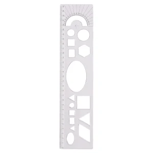 Alternative view of Logical 30, mathematical ruler, 30cm