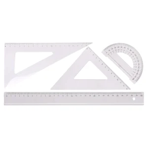 Alternative view of Cristally, set of rulers, 30cm, 4pcs