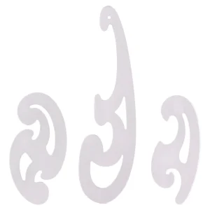 Alternative view of Curves, set of curves, 3pcs