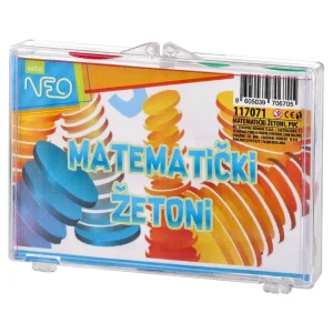 Mathematical chips, PVC, 80pcs