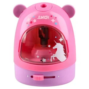 Electro Trim, electric pencil sharpener, auto-stop, girl