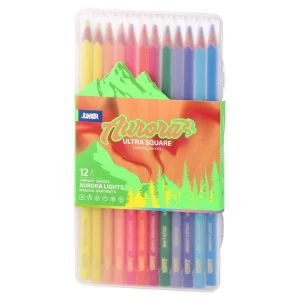 Ultra square, colored pencil, square, Aurora, 12pcs