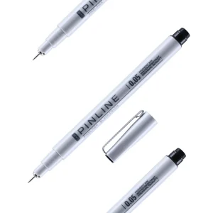 Pin line, liner, black, 0.05mm