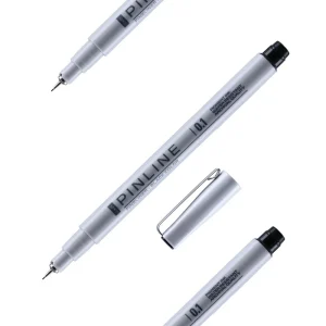 Pin line, liner, black, 0.1mm