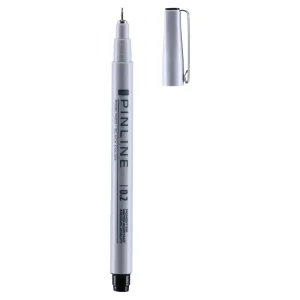 Alternative view of Pin line, liner, black, 0.2mm