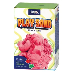 Play sand, kinetic sand with molds, pink, 400g