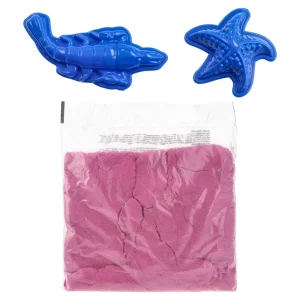 Alternative view of Play sand, kinetic sand with molds, pink, 400g