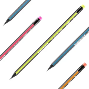 Negro, pencil with eraser, HB