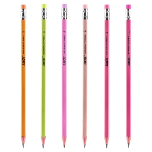 Alternative view of Cubic, pencil with eraser, Sunset, HB, 6pcs