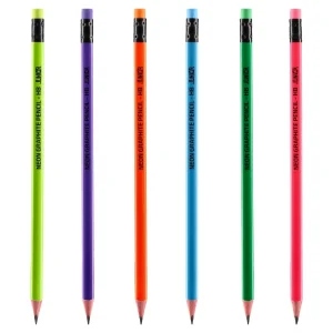 Alternative view of Neon, pencil with eraser, HB