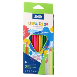 Ultra color, color pencils, triangle, 10+2pcs