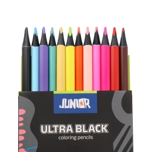 Alternative view of Ultra black, color pencil, triangle, 12pcs