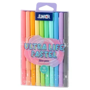 Ultra life, fibre pens, pastel, 10pcs