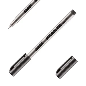 Microline, liner, black, 0.2mm