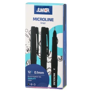 Alternative view of Microline, fineliners, 0.1mm, black