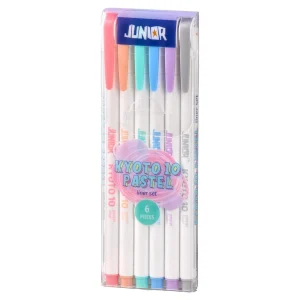 Kyoto 10, liner set, pastel, 6pcs