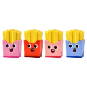 Alternative view of Dos 106, eraser and dual sharpener, french fries, mix