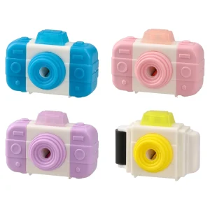 Alternative view of Dos 126, sharpener with eraser, camera, mix