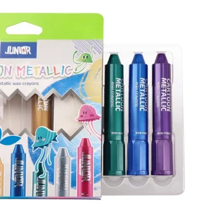 Alternative view of Cartoon stick, wax crayon, metallic, 5gr, 6pcs