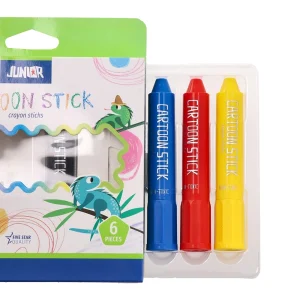 Alternative view of Cartoon stick, wax crayon, 5gr, 6pcs