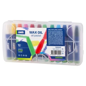 Wax oil, oil pastel, 12pcs