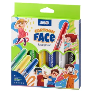 Cartoon face, face paint, 6pcs