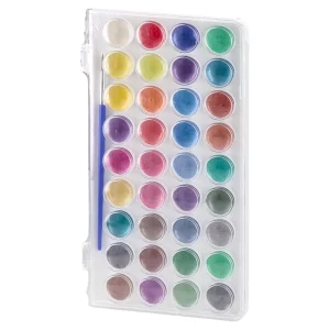 Alternative view of AquaReal, watercolors, metallic, 36pcs