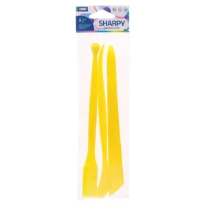 Sharp, plasticine knife, 3pcs
