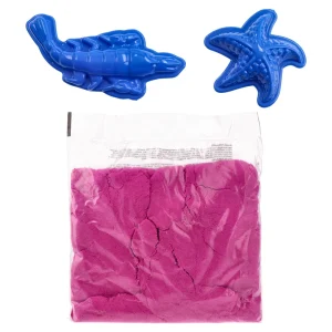 Alternative view of Play sand, kinetic sand with molds, pink, 400g