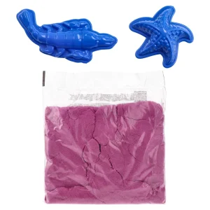 Alternative view of Play sand, kinetic sand with molds, purple, 400g