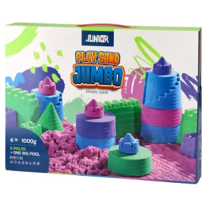 Play sand, kinetic sand with big pool and molds, mix, 1000g