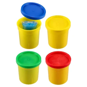 Alternative view of Funny clay, modeling clay, mix, 400g, 4pcs