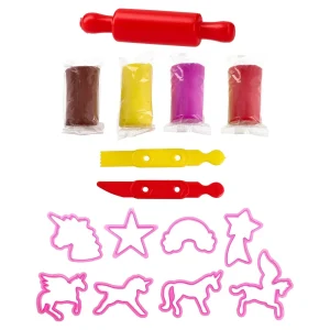 Alternative view of Funny clay, modeling clay with molds, mix, Unicorn