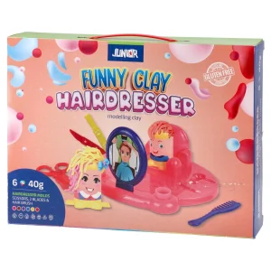 Funny clay, modeling clay with molds, mix, hairdresser