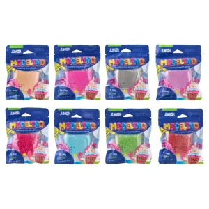 Modelino, modeling clay with glitter, mix, 50g